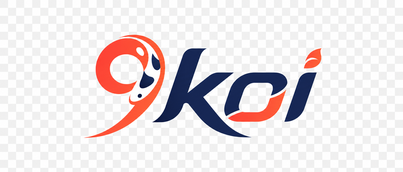 Logo 9koi merah untuk Indonesia